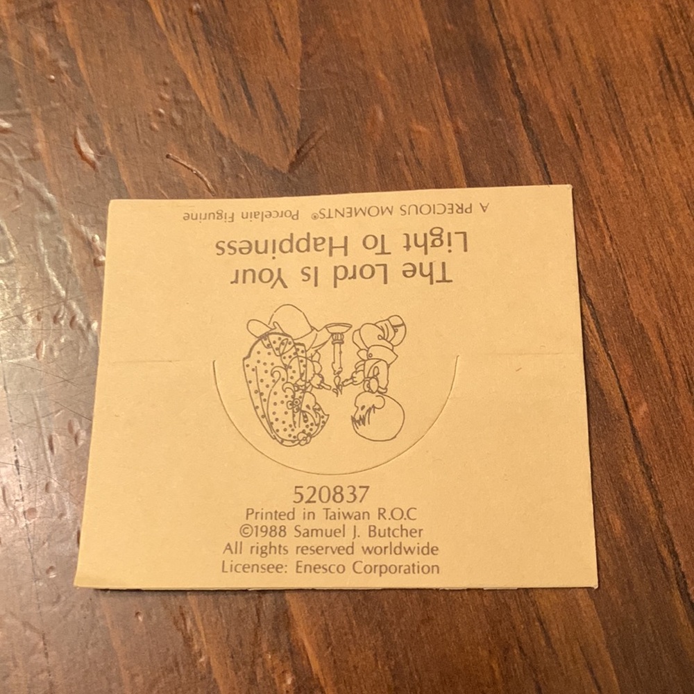 Precious Moments"Sharing the Good New Together"1991"Symbol of Membership"Figure - Picture 10 of 16